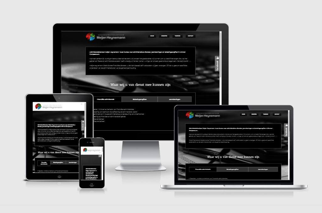 Wordpress website administratiekantoor Meijer-Heynemann