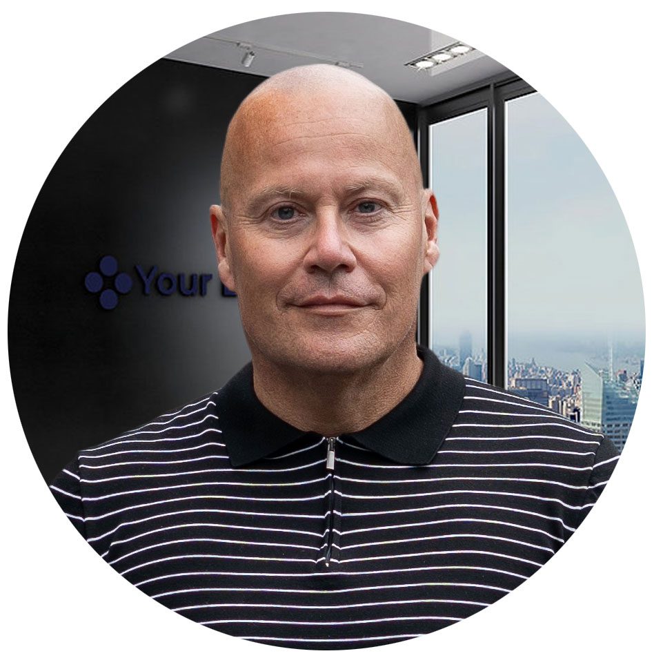 Portret van René Meijer, eigenaar van Maak reclame, grafisch ontwerper en WordPress-specialist