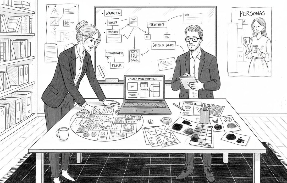 Illustratie van consistentie in huisstijl