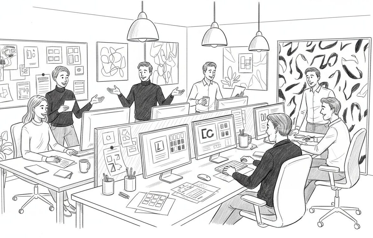 Team designers ontwikkelt huisstijl