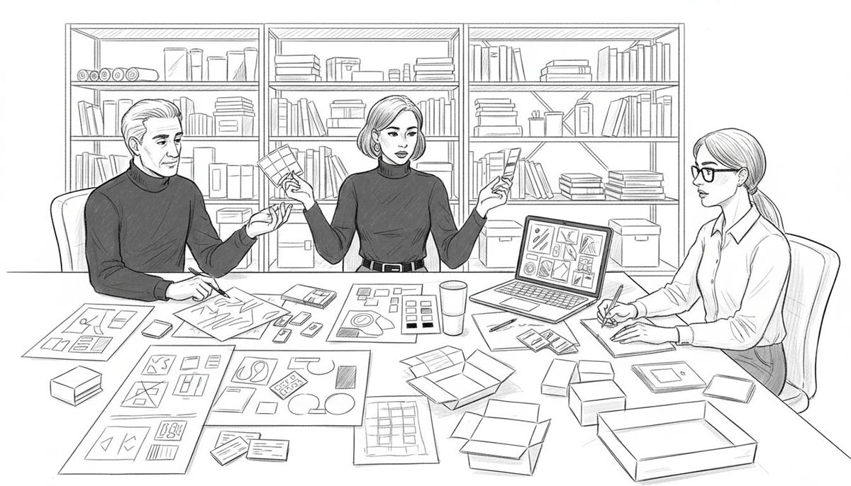 Overl team grafisch ontwerpers